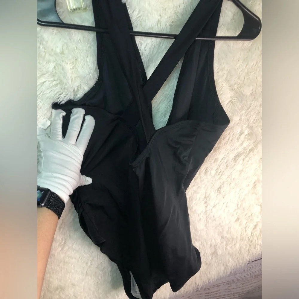 VENUS Elegant Black Swimsuit size 18 NWOT